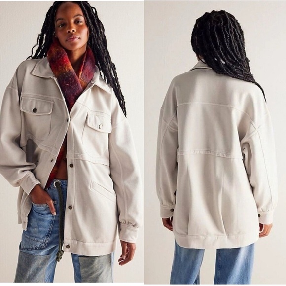 Free People Jackets & Blazers - Free People We The Free Dawson Chore Jacket Nimbus Cloud Size Medium